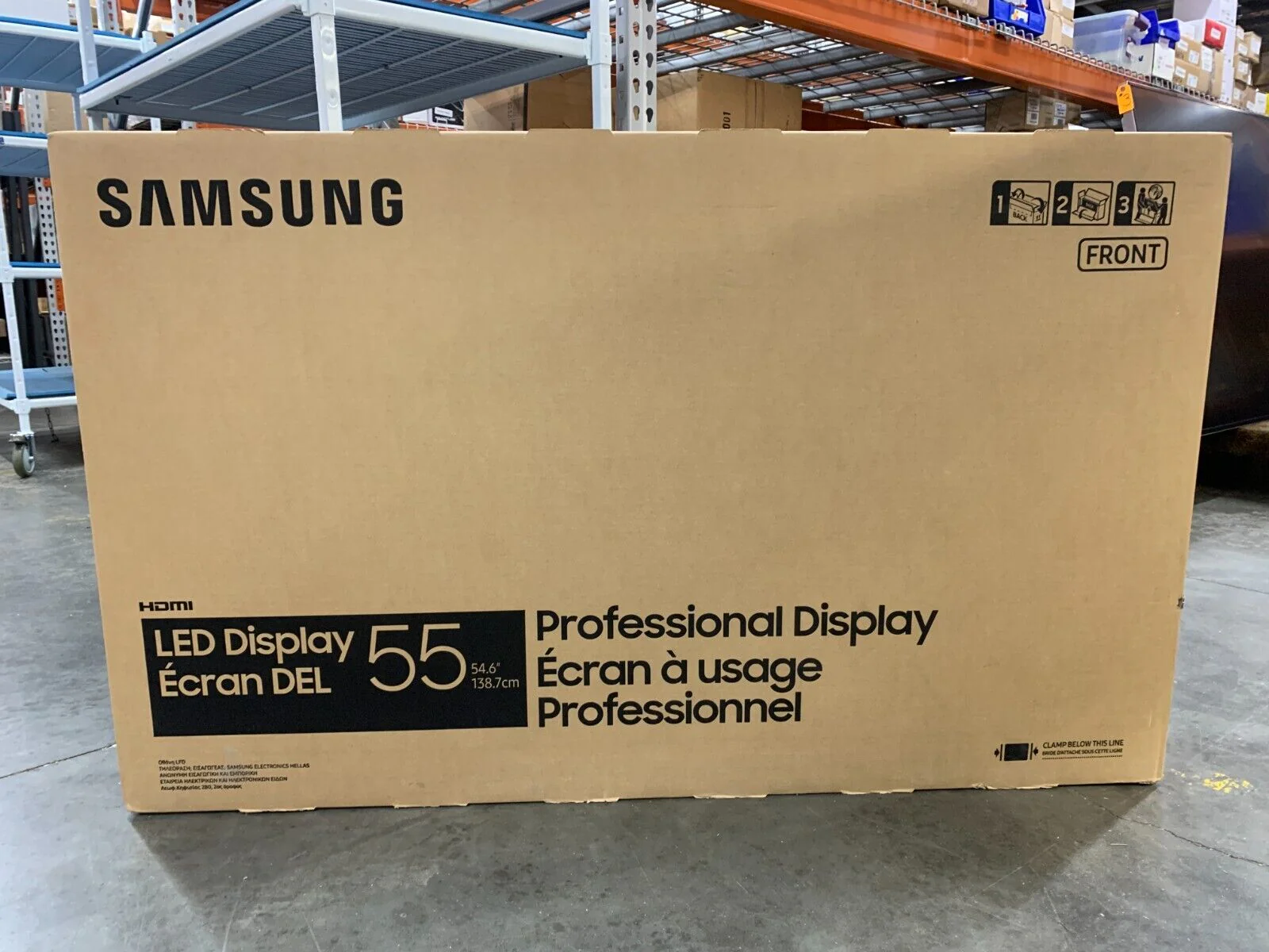 Samsung QM55R 55" 4K UHD 3840x2160 24/7 Commercial Signage LED Display - Image 2