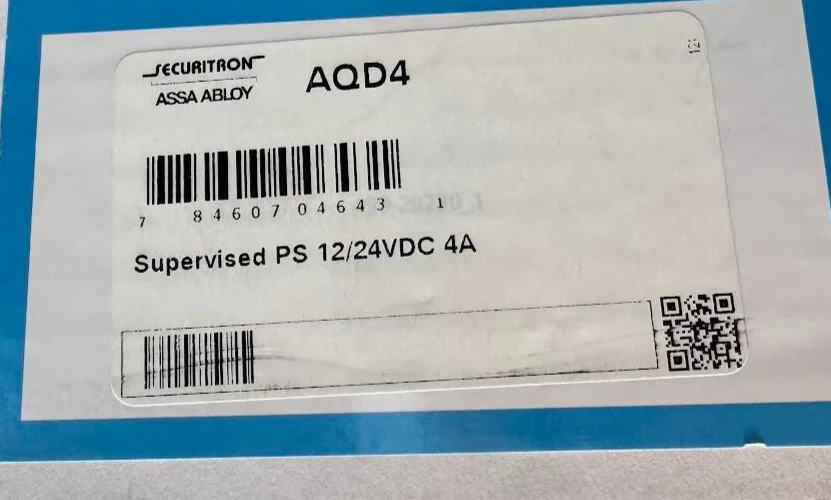 Securitron AQD4 Switching Power Supply 12/24 VDC 4Amp with Distribution Board - Image 3