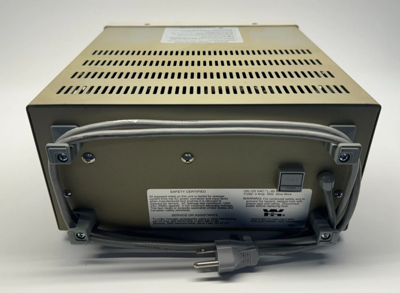 Sencore PR570 Variable Isolation Transformer & Safety Analyzer Powerite II - Image 5