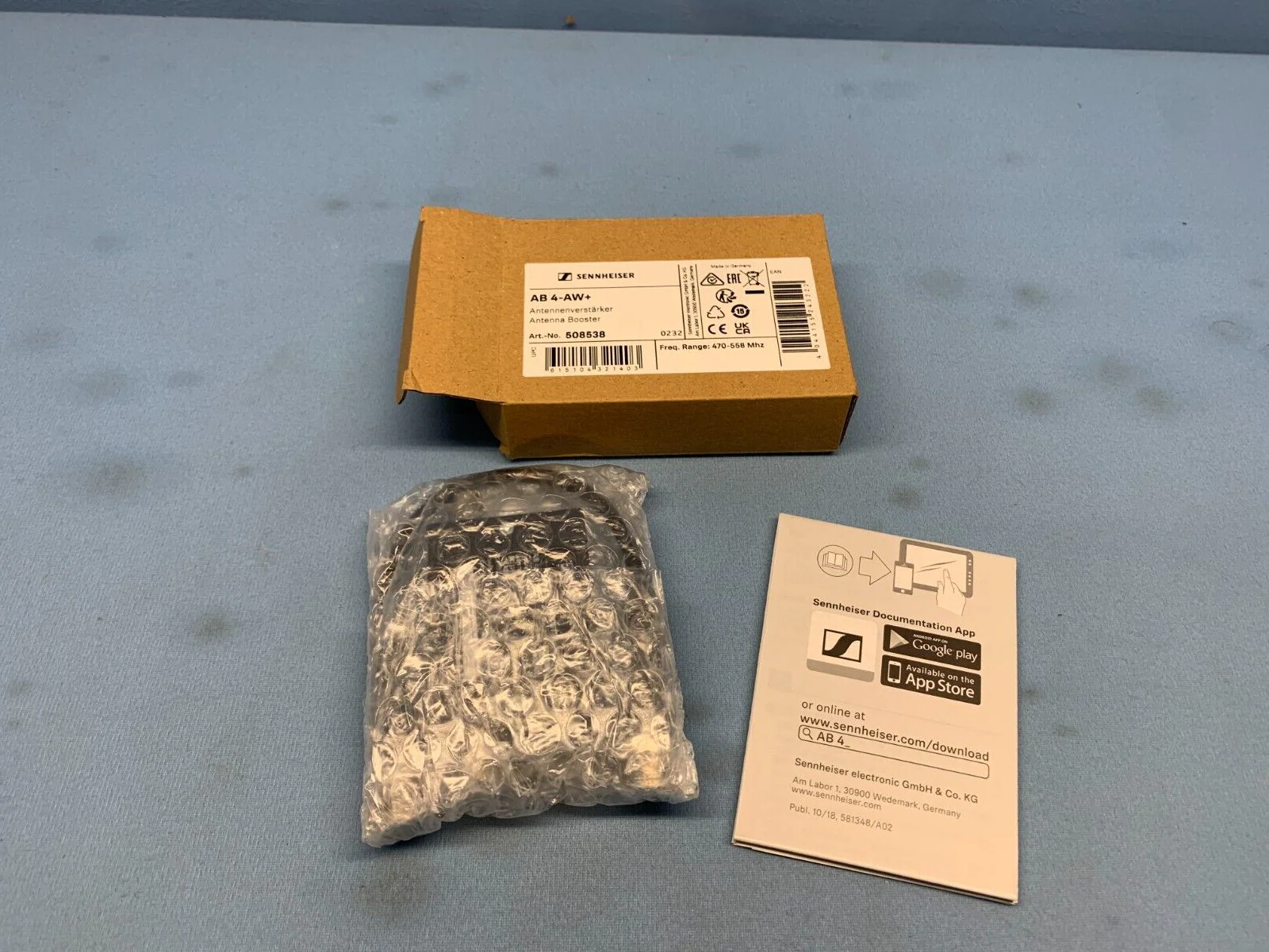 Sennheiser AB 4-AW+ / Inline Antenna Booster (470-558 MHz) - Image 3