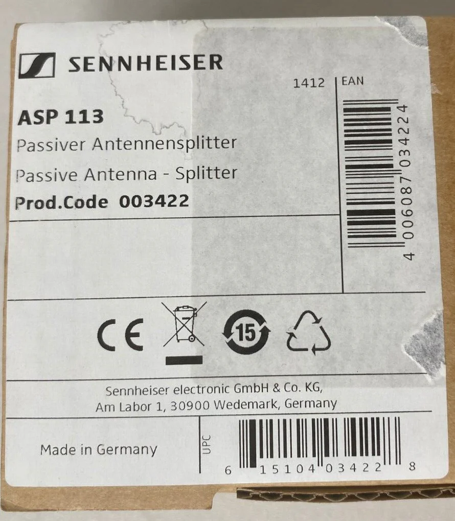 Sennheiser ASP 113 3-Way Passive Antenna Splitter (003422)