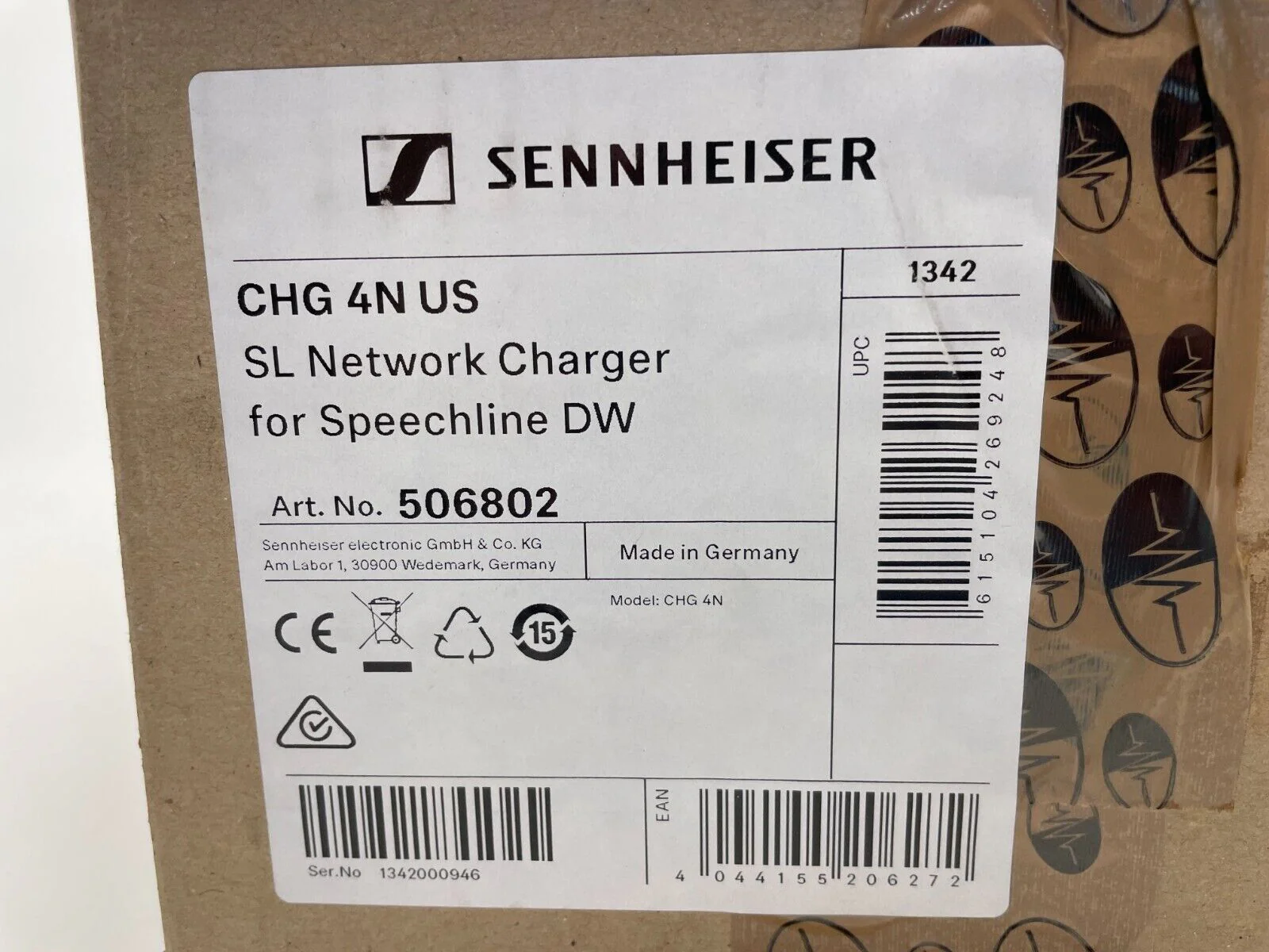 Sennheiser CHG 4N US 4-Bay Network Charger for SL Bodypack DW and SL Handheld DW - Image 2