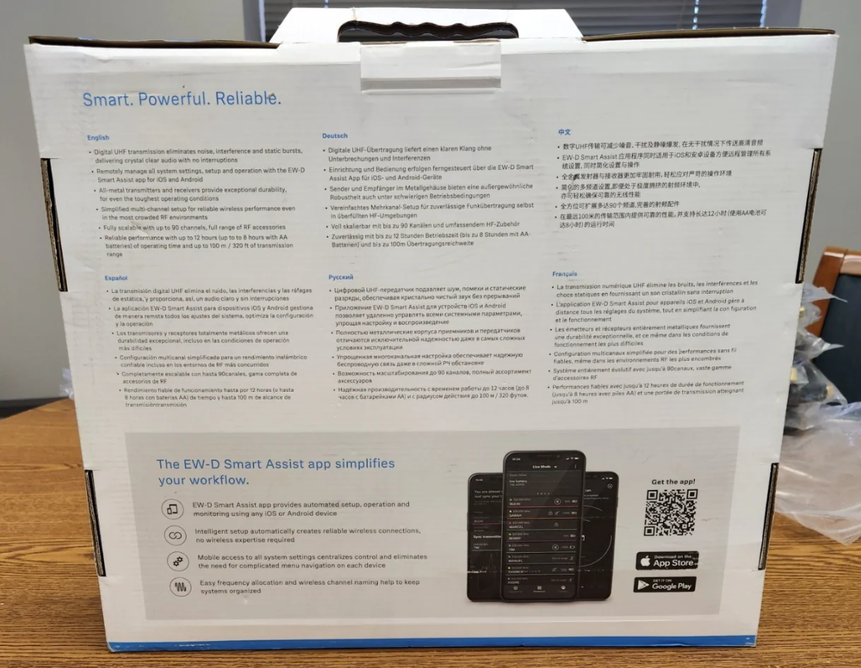 Sennheiser EW-D 835-S Set Digital Wireless Microphone System w/ Handheld Q1-6 - Image 9