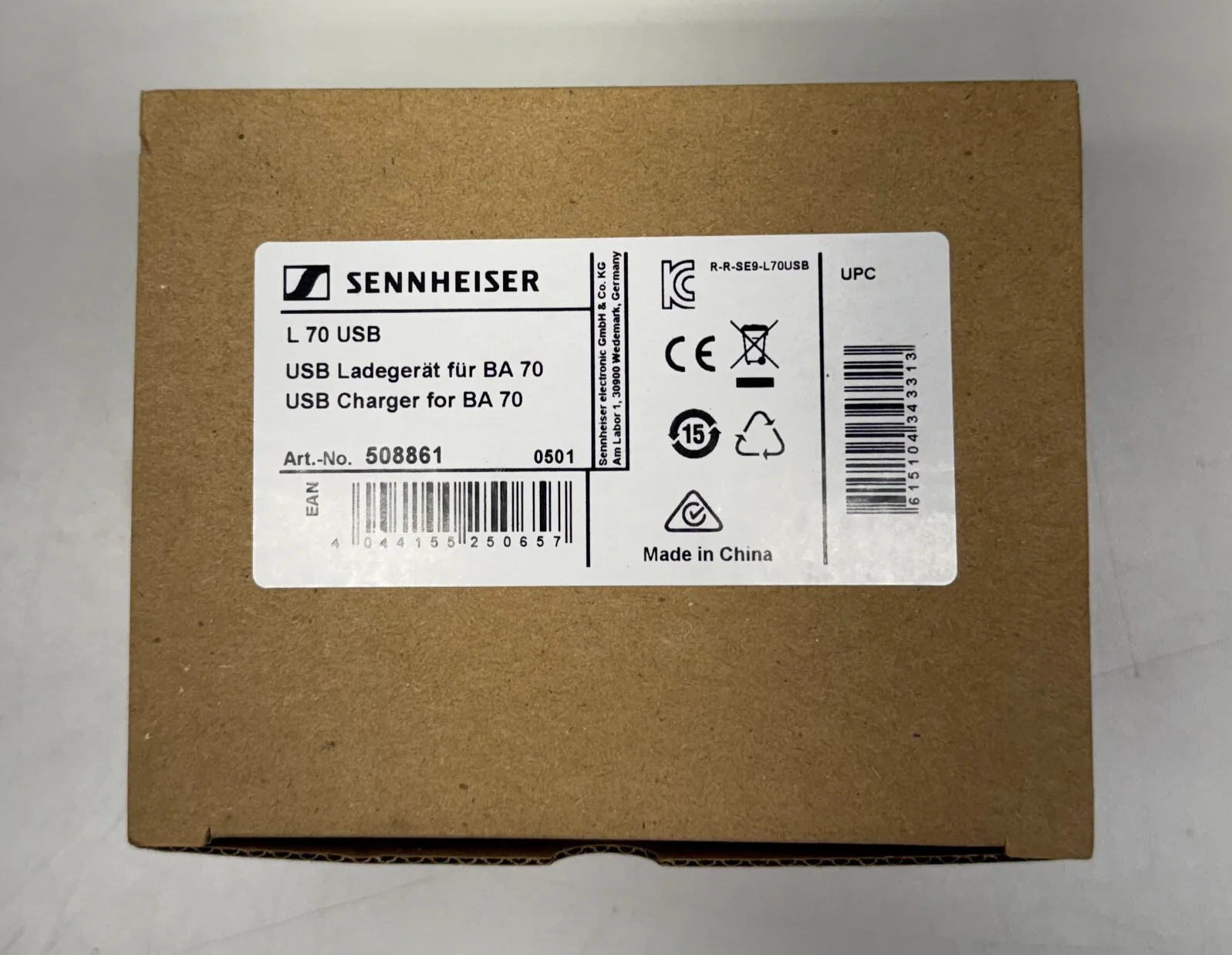 Sennheiser L 70 USB Charger for BA 70 EW-D Transmitter Battery Packs - Image 4
