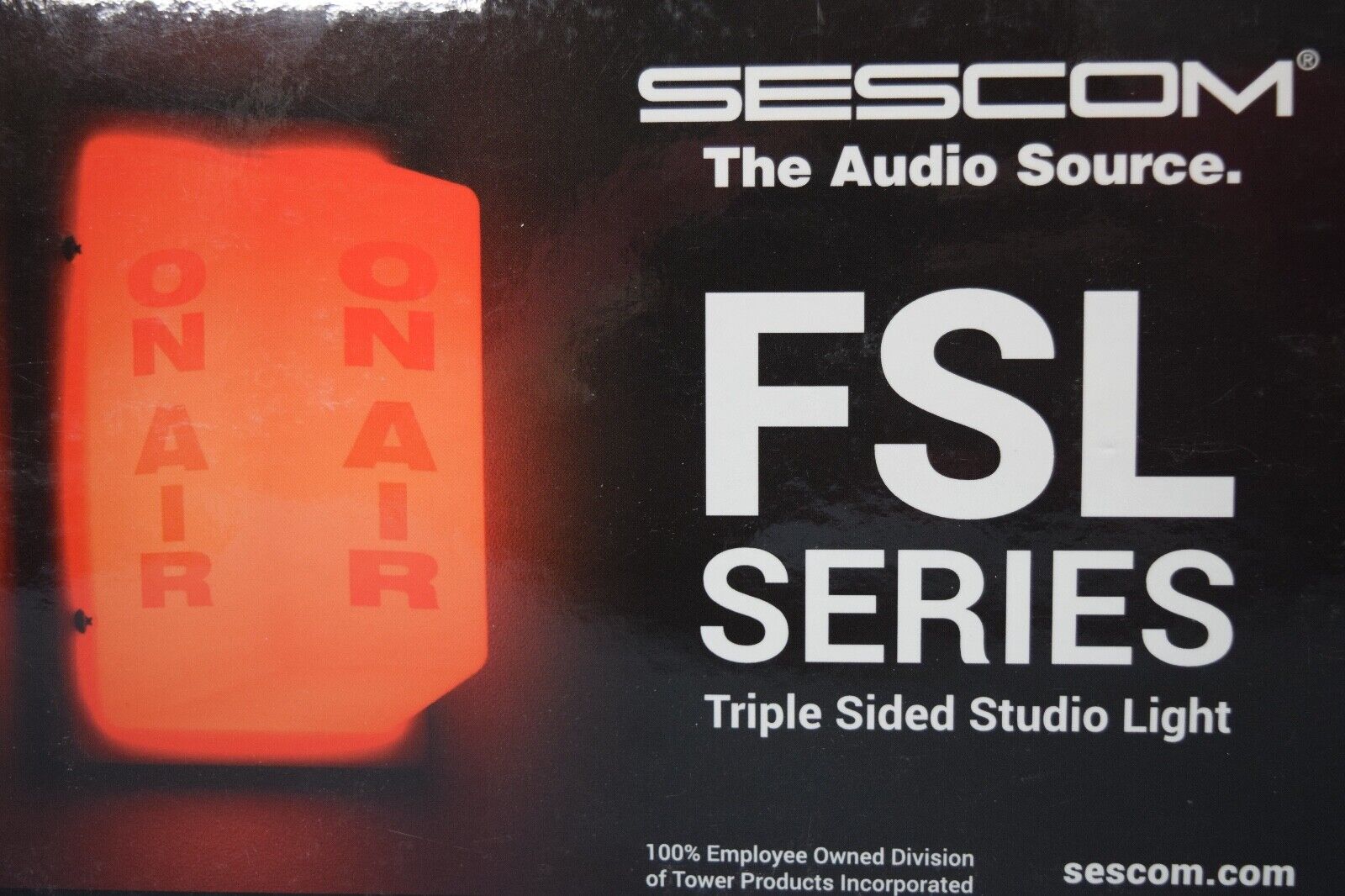 SESCOM FSL-1 Triple Sided On-Air Studio Warning Light - Image 2