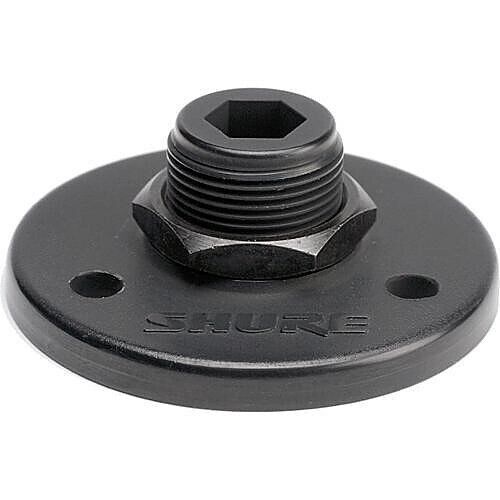 Shure A12B 5/8 Mounting Flange (LOT OF 3) for Gooseneck microphone , etc. BLACK - Image 2