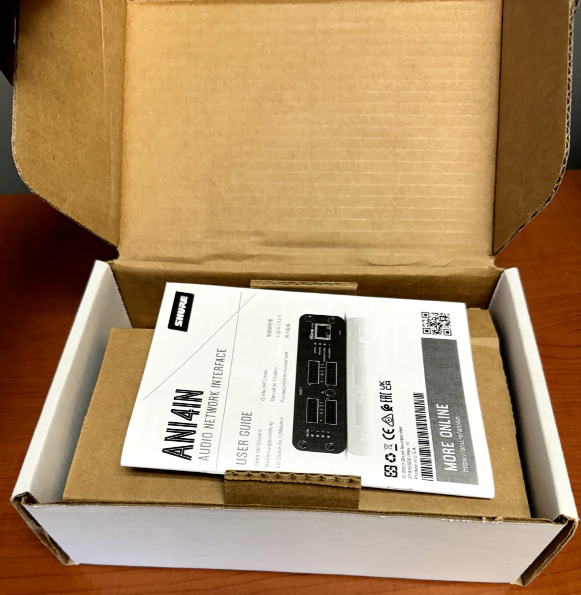 Shure ANI4IN-XLR Audio Network Interface with Dante - New - Image 2