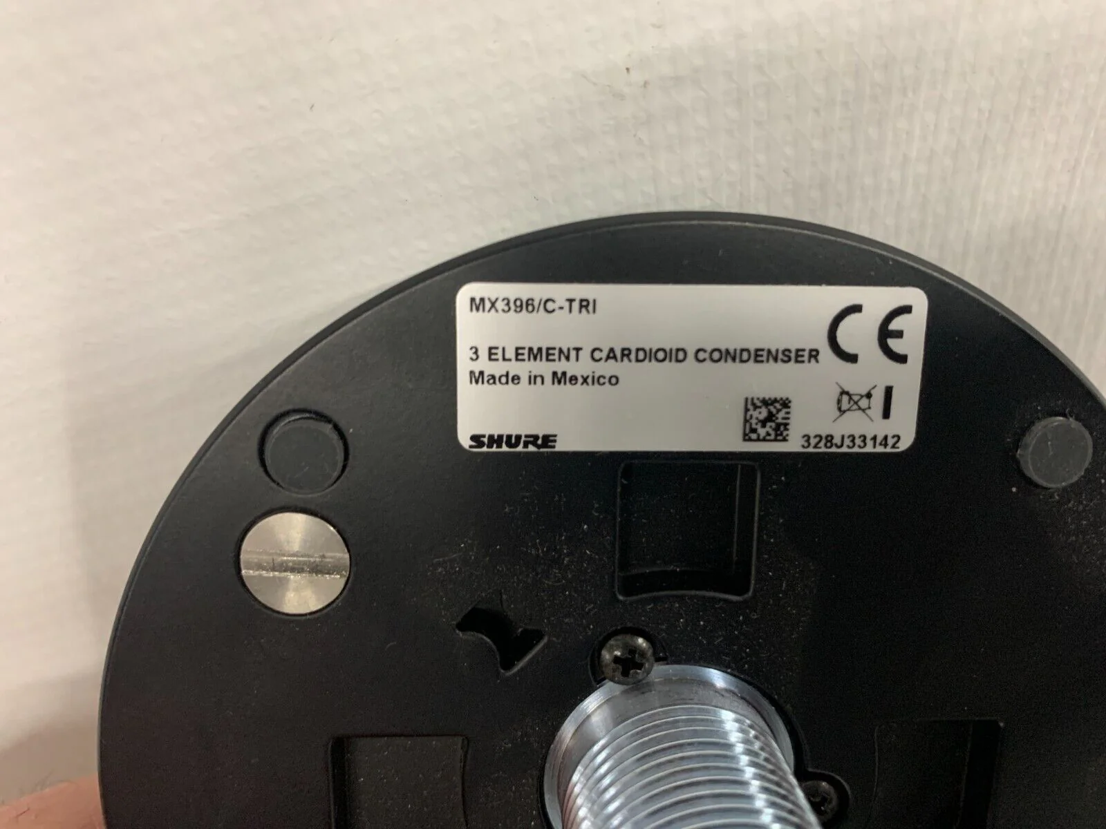 Shure Microflex MX396/C-TRI 3-Element Cardioid Condenser Conference Microphone - Image 4