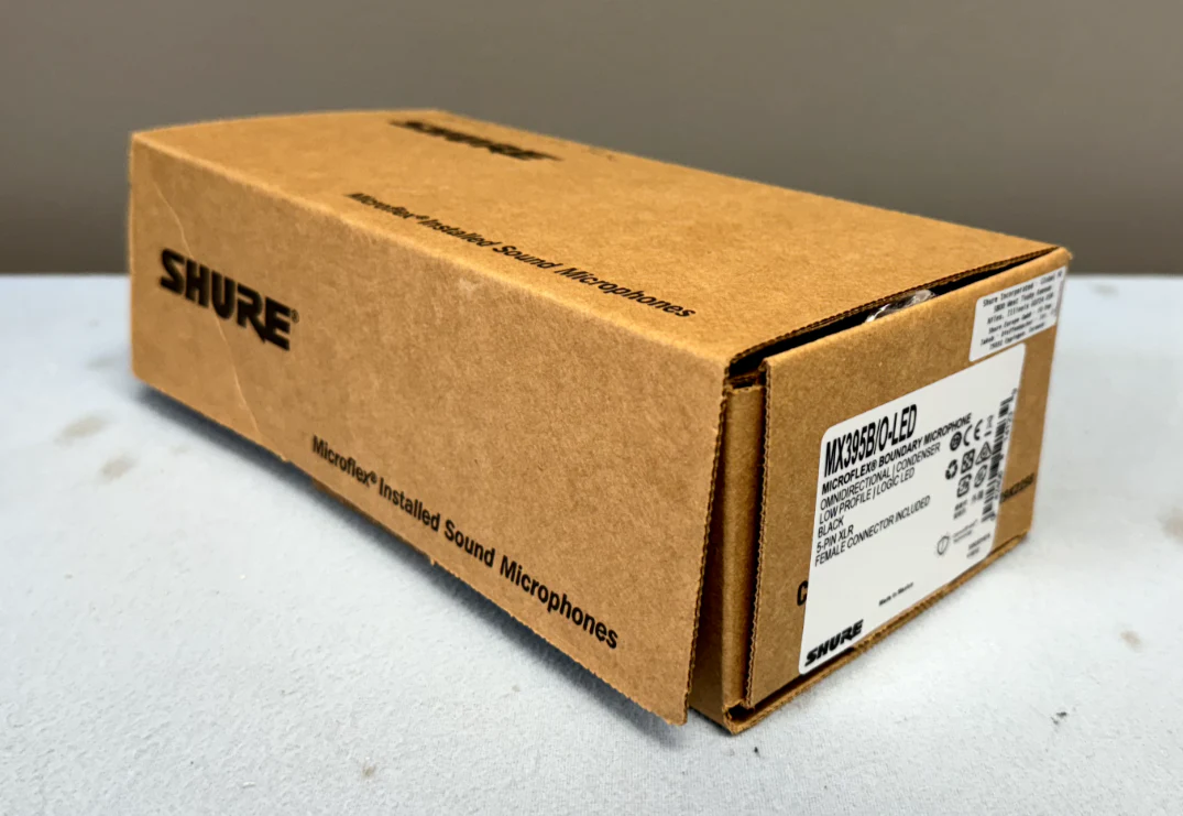 Shure MX395B/O-LED D Microflex Low-Profile Omnidirectional Boundary Microphone