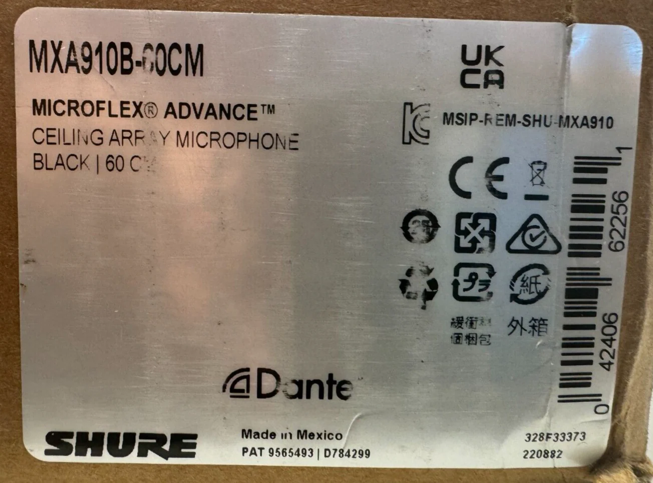 Shure MXA910B-60CM Ceiling Array Microphone - Image 3