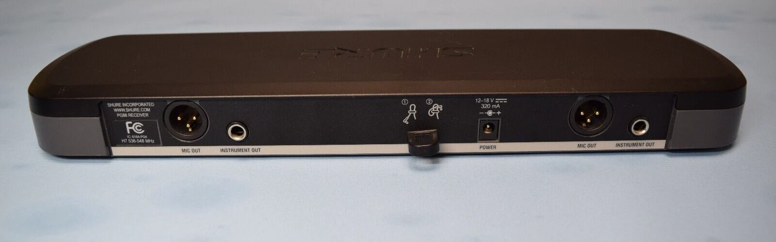 Shure PG88  H7 536-548 MHz Wireless Microphone Receiver w/ Power Supply - Image 5