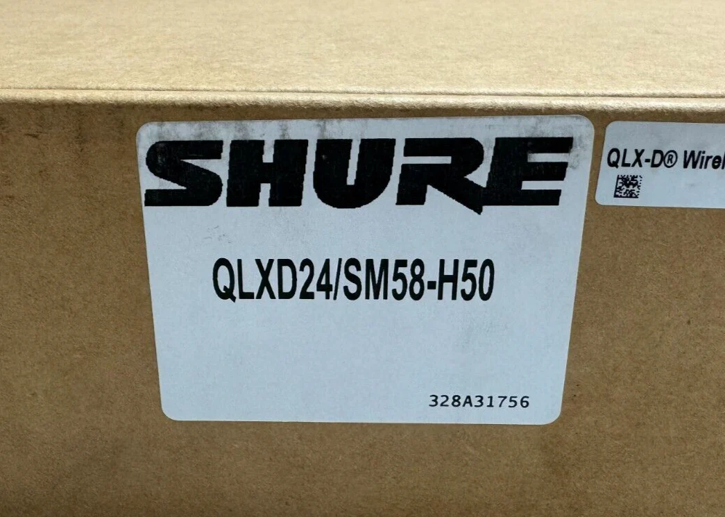 Shure QLXD24/SM58-H50 Handheld Wireless Microphone System w/ SM58 - H50 Band - Image 3