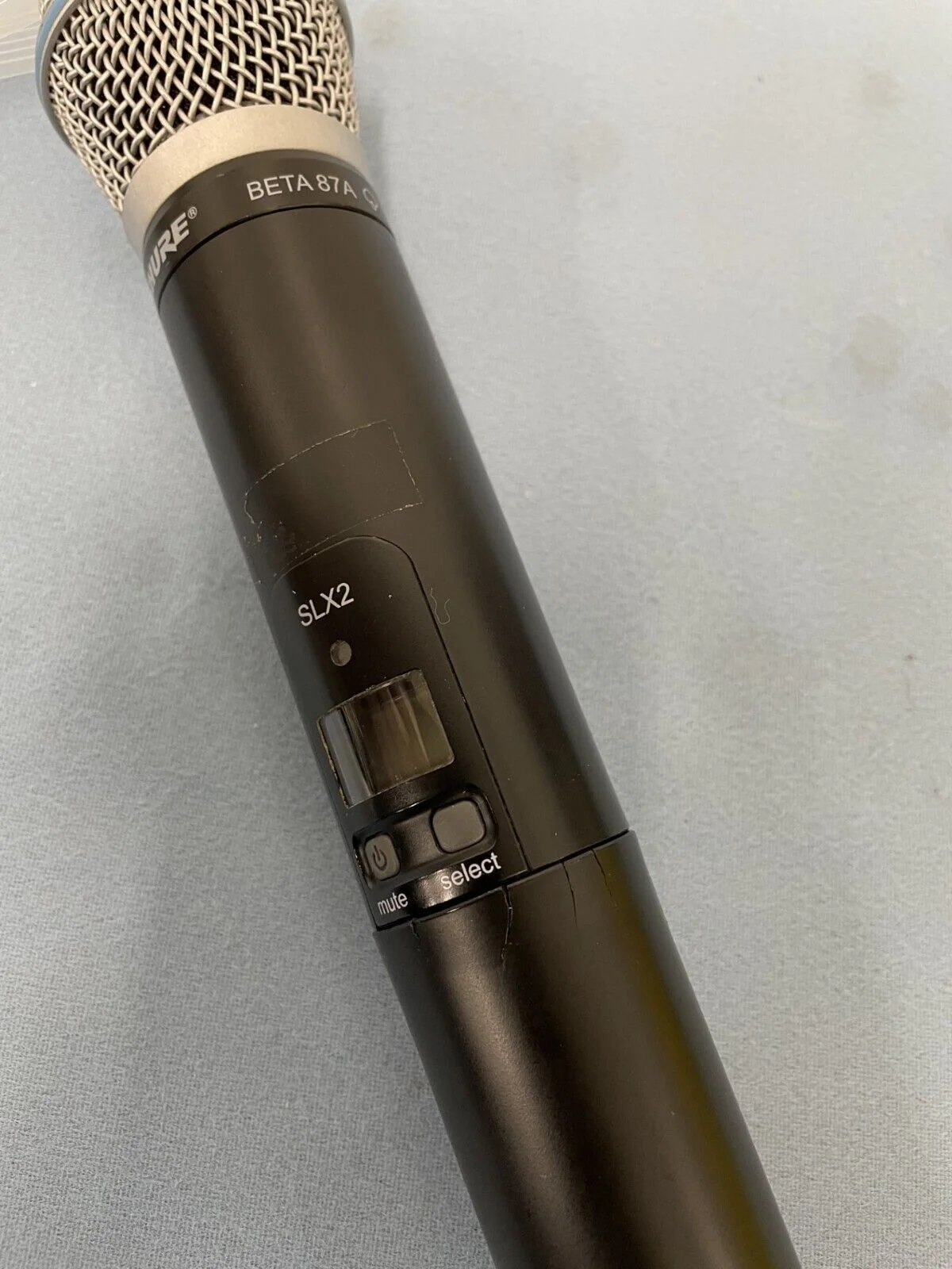 Shure SLX2 Wireless Handheld Microphone Transmitter w/ Beta 87A 470-494 MHZ G4 - Image 3