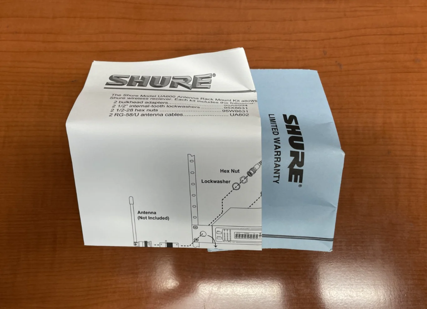 Shure UA600 Front Mount Antenna Kit - Image 6