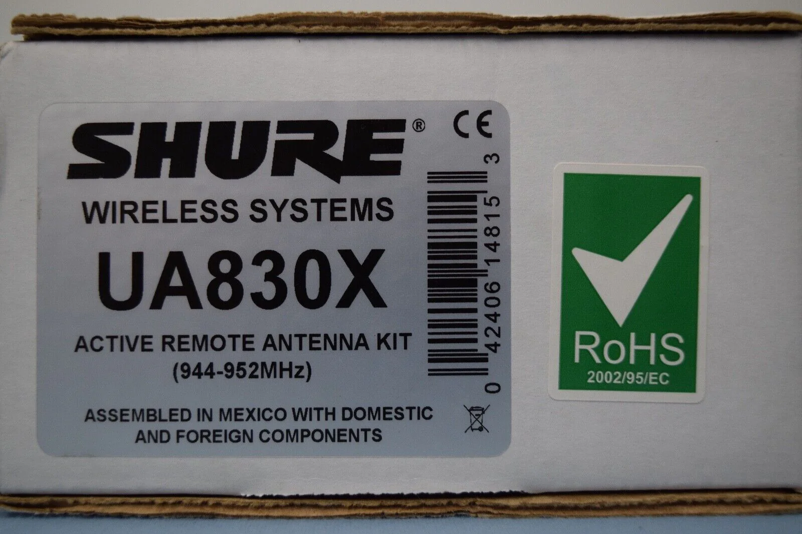 Shure UA830X Active Remote Antenna Kit 944-952 MHz - Image 3