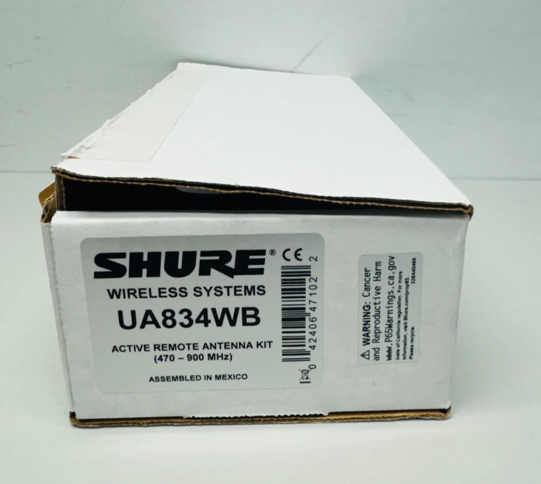 Shure UA834WB In-Line Active Remote Antenna Amplifier  470-902 MHz - Image 2