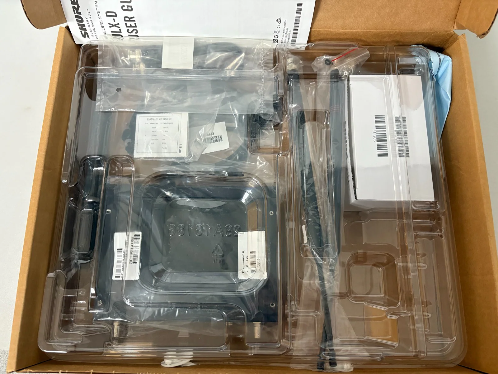 Shure ULXD4 Wireless Receiver J50 Frequency Band (P/N: ULXD4=-J50) - Image 2