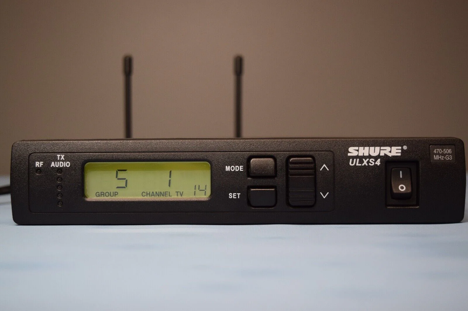 Shure ULXS4  G3 470-506 MHz Wireless Microphone Receiver w/ PS41US Power Supply - Image 3