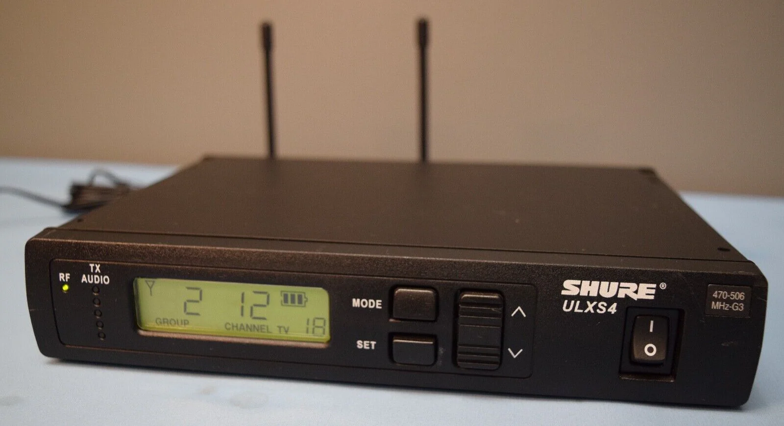 Shure ULXS4 / ULX2 Beta Wireless Handheld Microphone System G3 band 470-506 MHz - Image 4