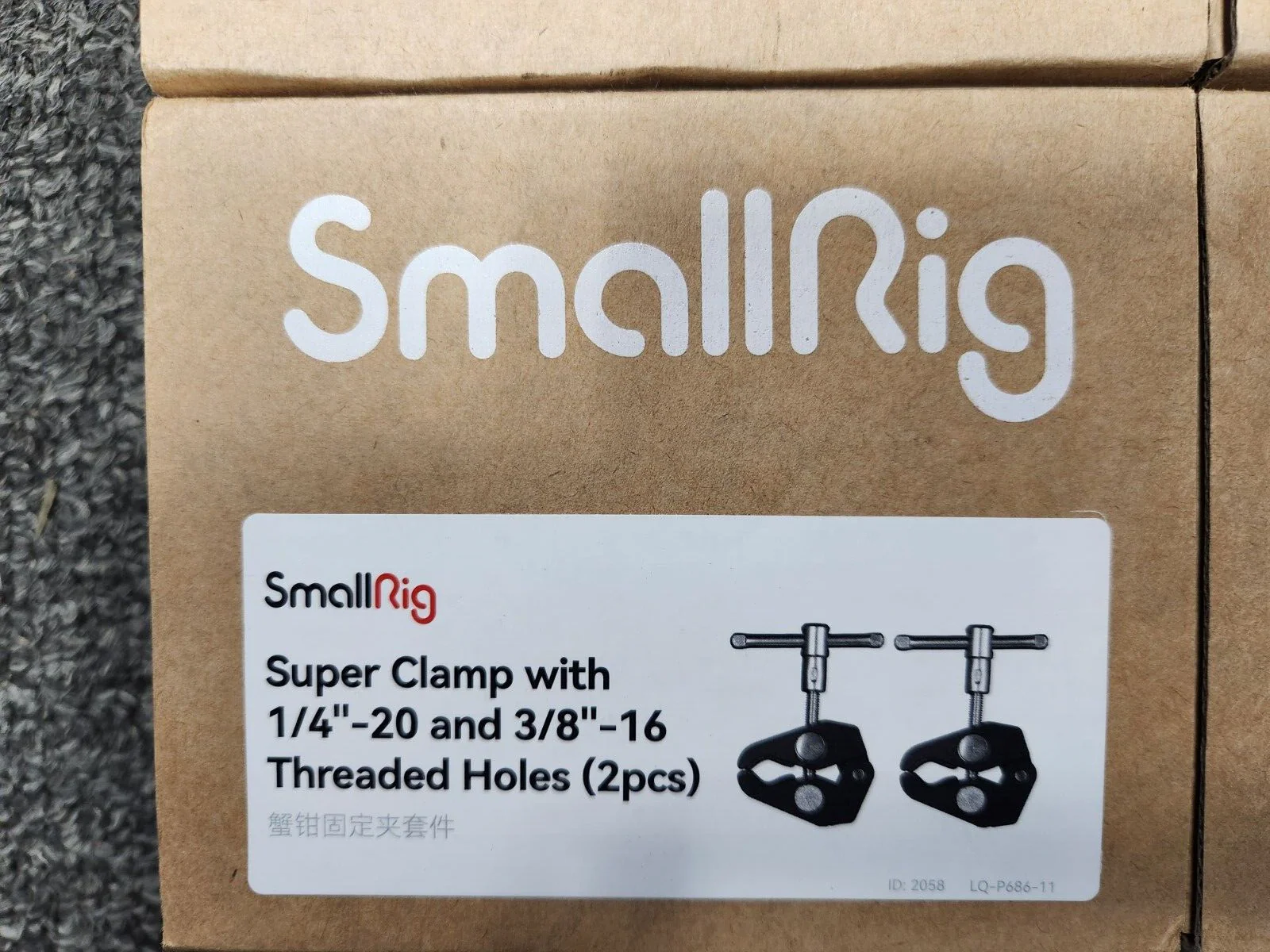 SmallRig Super Clamp Magic Arm Clamp Camera Monitor LED Light -2058 5 Boxes of 2 - Image 3