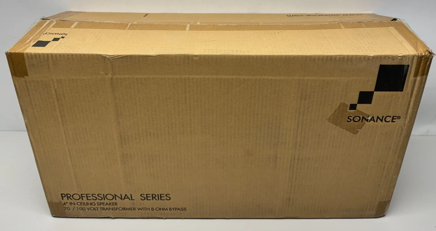 Sonance PS-C43RT 4" IN-Ceiling Speaker w/ 70/100 Volt Transformer (PAIR)