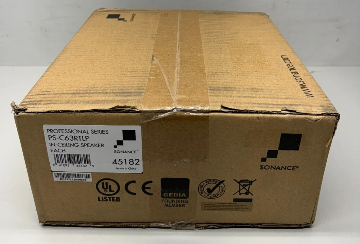 Sonance PS-C63RTLP 45182 6.5" Low Profile In-Ceiling Speaker Individual NEW - Image 3