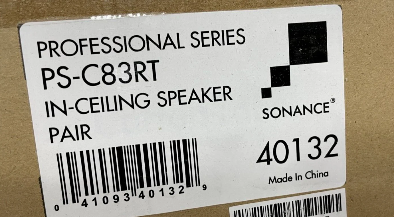 Sonance PS-C83RT 8" In-Ceiling Pro Series 70V/100V/8Ohm Audio Speakers - PAIR - Image 2