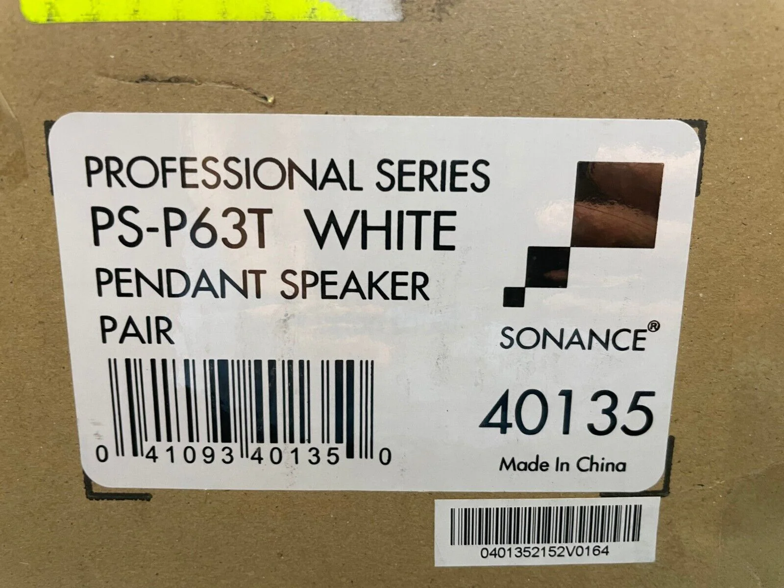 Sonance PS-P63T Hanging Pendant Speakers - White PAIR - Image 2