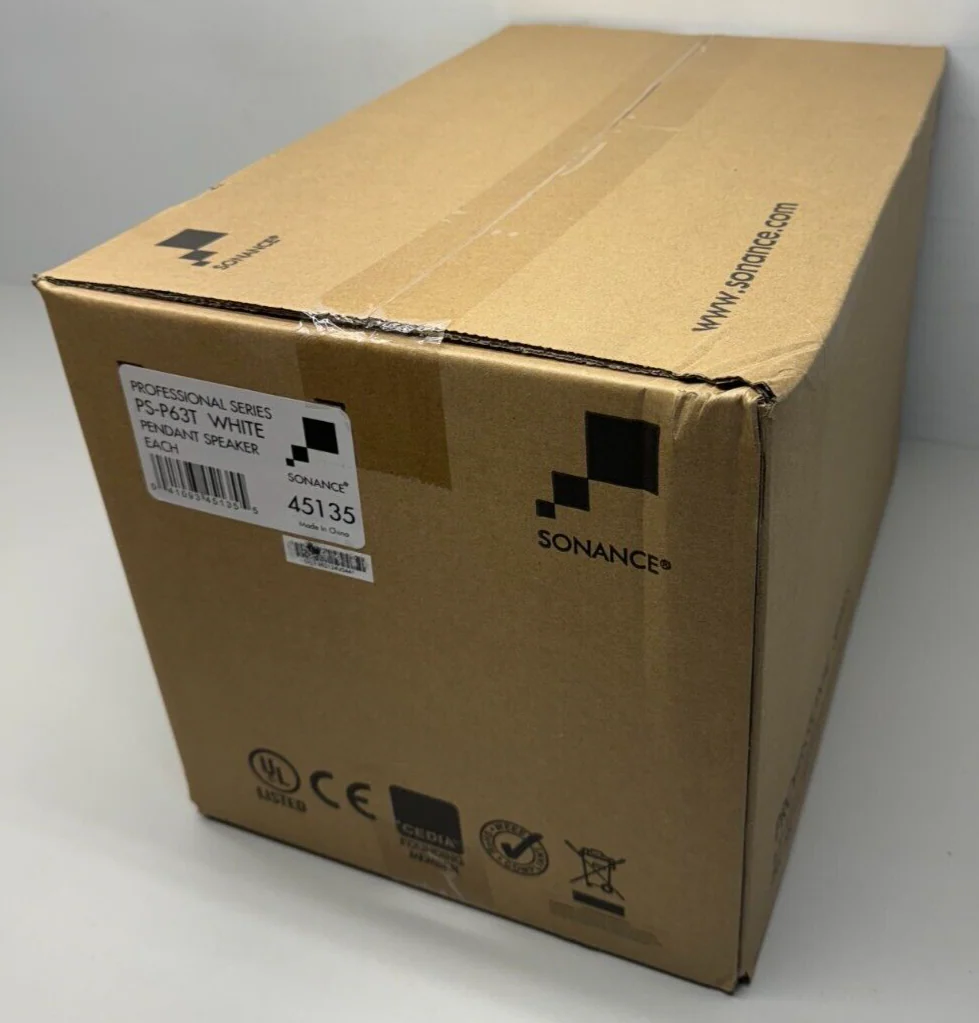Sonance PS-P63T Professional series White Pendant Speaker NEW in Sealed box - Image 2