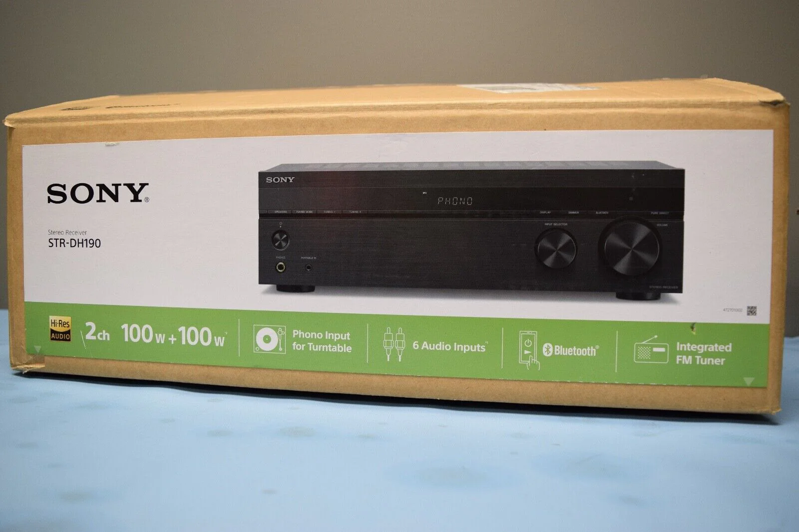 Sony STR-DH190 Stereo Receiver with Phono Input and Bluetooth Connectivity - Image 5