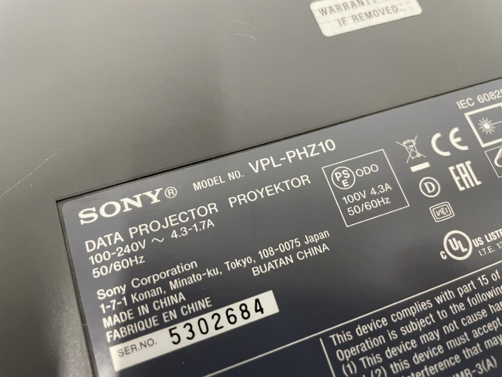 Sony VPL-PHZ10 3LCD Home Theater Laser Light Source 5000-Lumen WUXGA Projector - Image 5