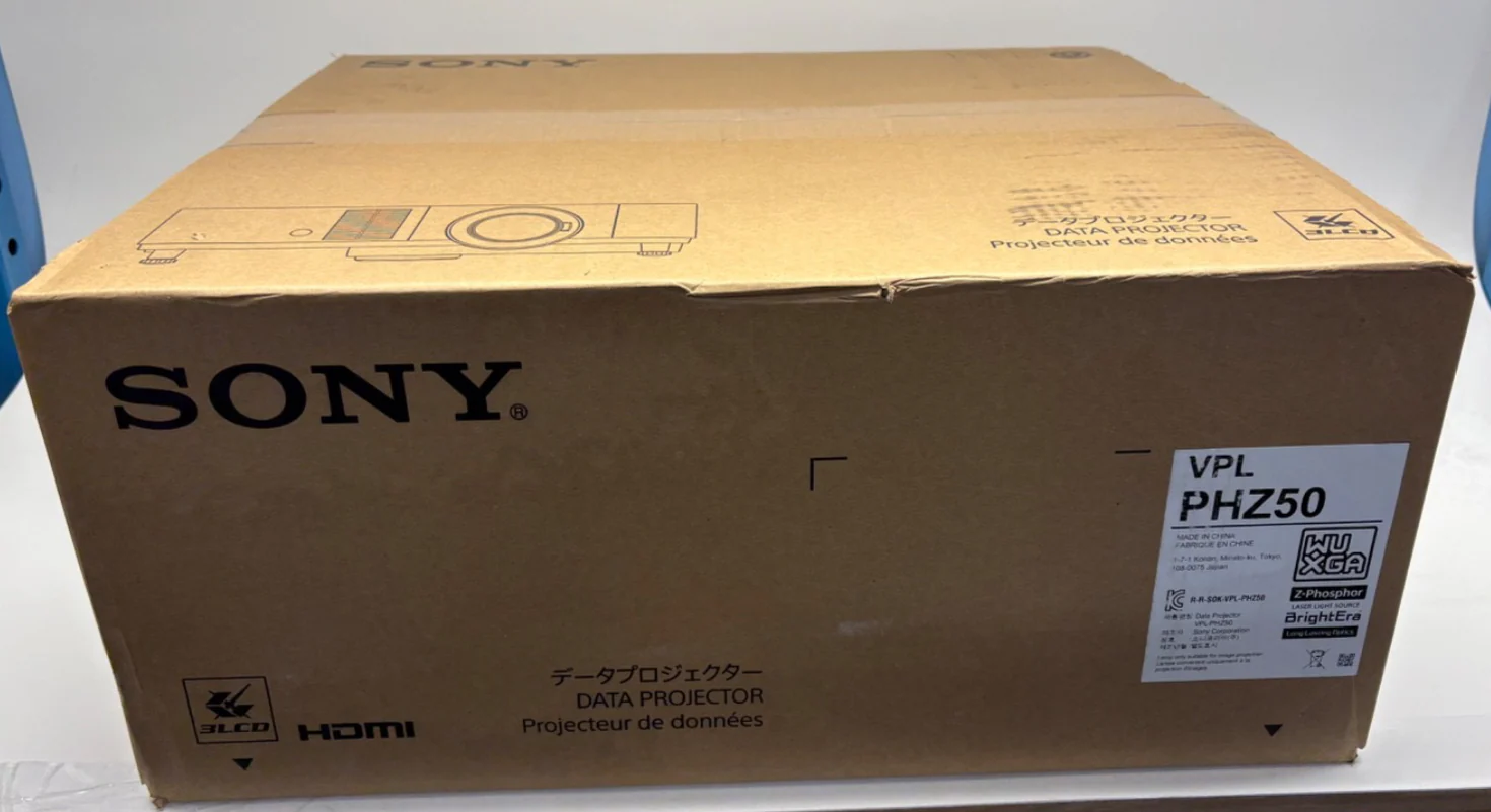 Sony VPL-PHZ50 WUXGA Long-Throw Laser Projector 5,000 Lumens - Image 3