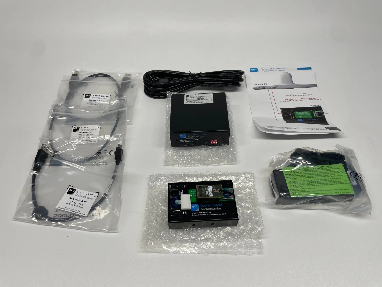 Sound Control Technologies RCU2S-E70 USB 2.0 Extension with RS-232 Control - Image 3