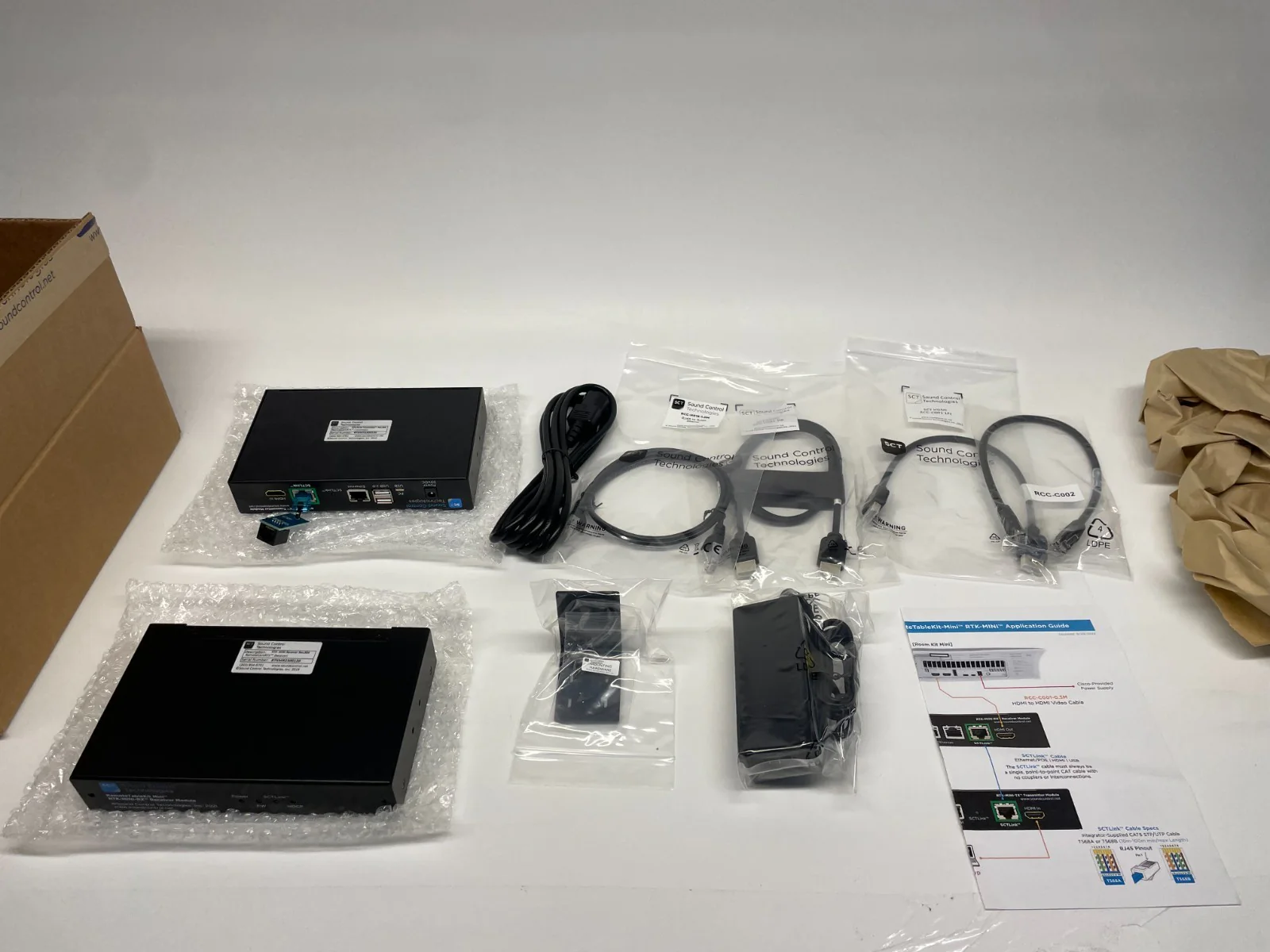 Sound Control Technologies RTK-MINI HDMI/Ethernet/USB BYOM Table Extension Kit - Image 4