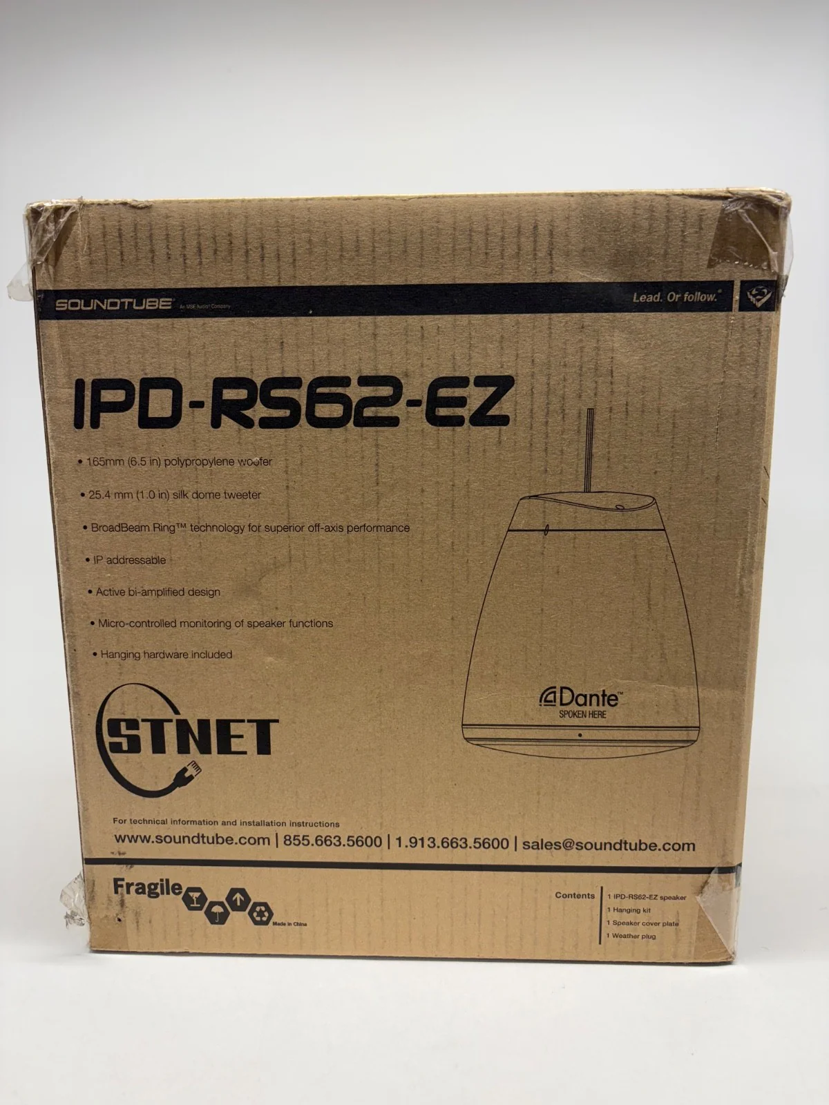 SoundTube IPD-RS62-EZ Dante-Enabled 6.5" Coaxial Open-Ceiling Speaker (Black) - Image 3