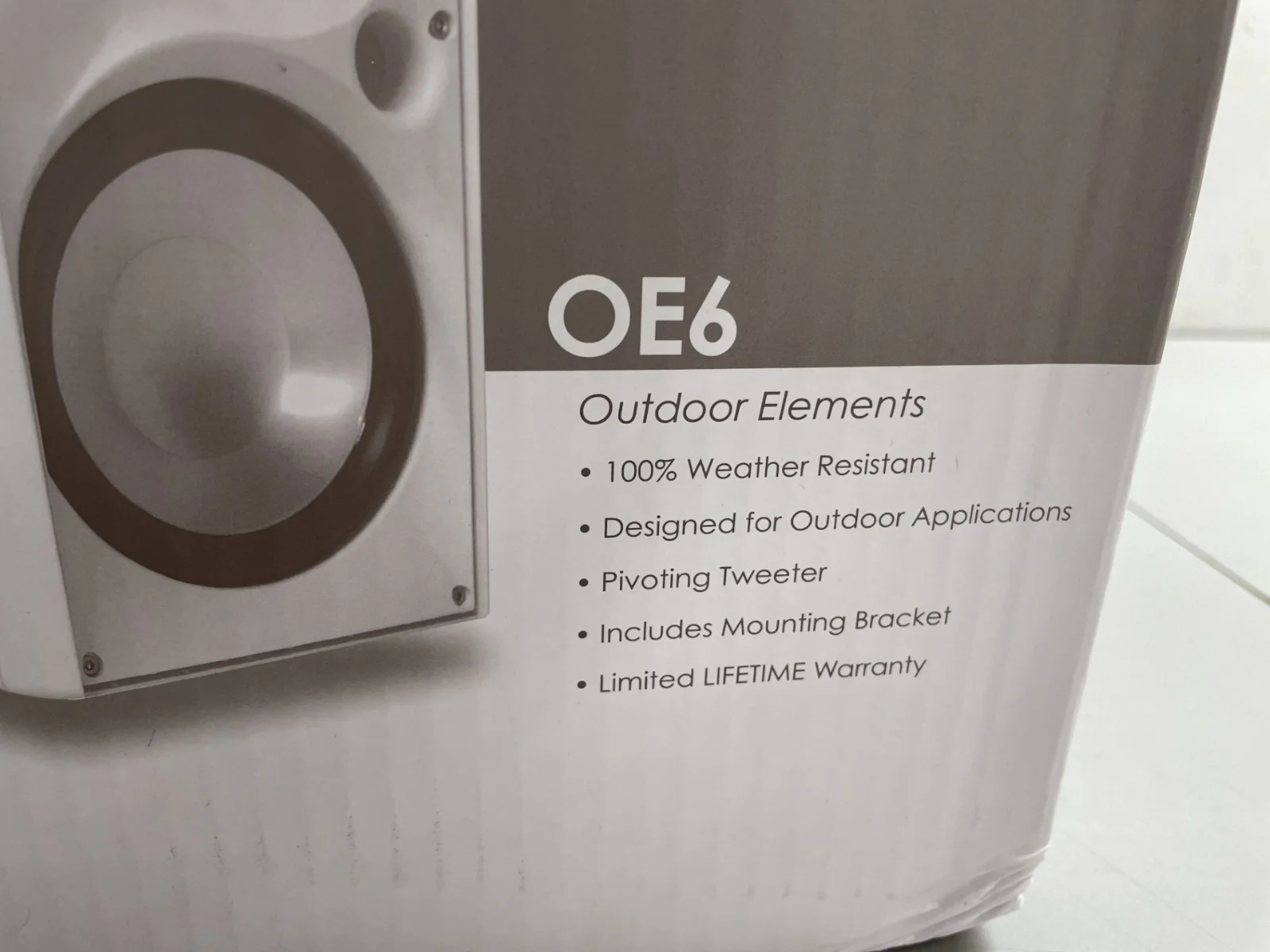 SpeakerCraft OE6 ONE Weatherproof Indoor/Outdoor Elements (White) Loudspeaker - Image 4