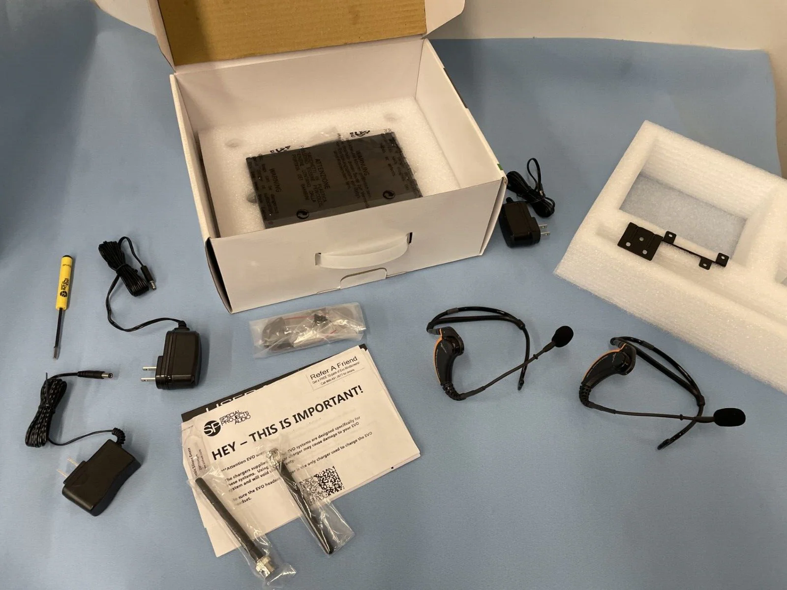 Special Projects Audio EVO True Wireless DUAL Microphone System SP-2EVO-25 - Image 2