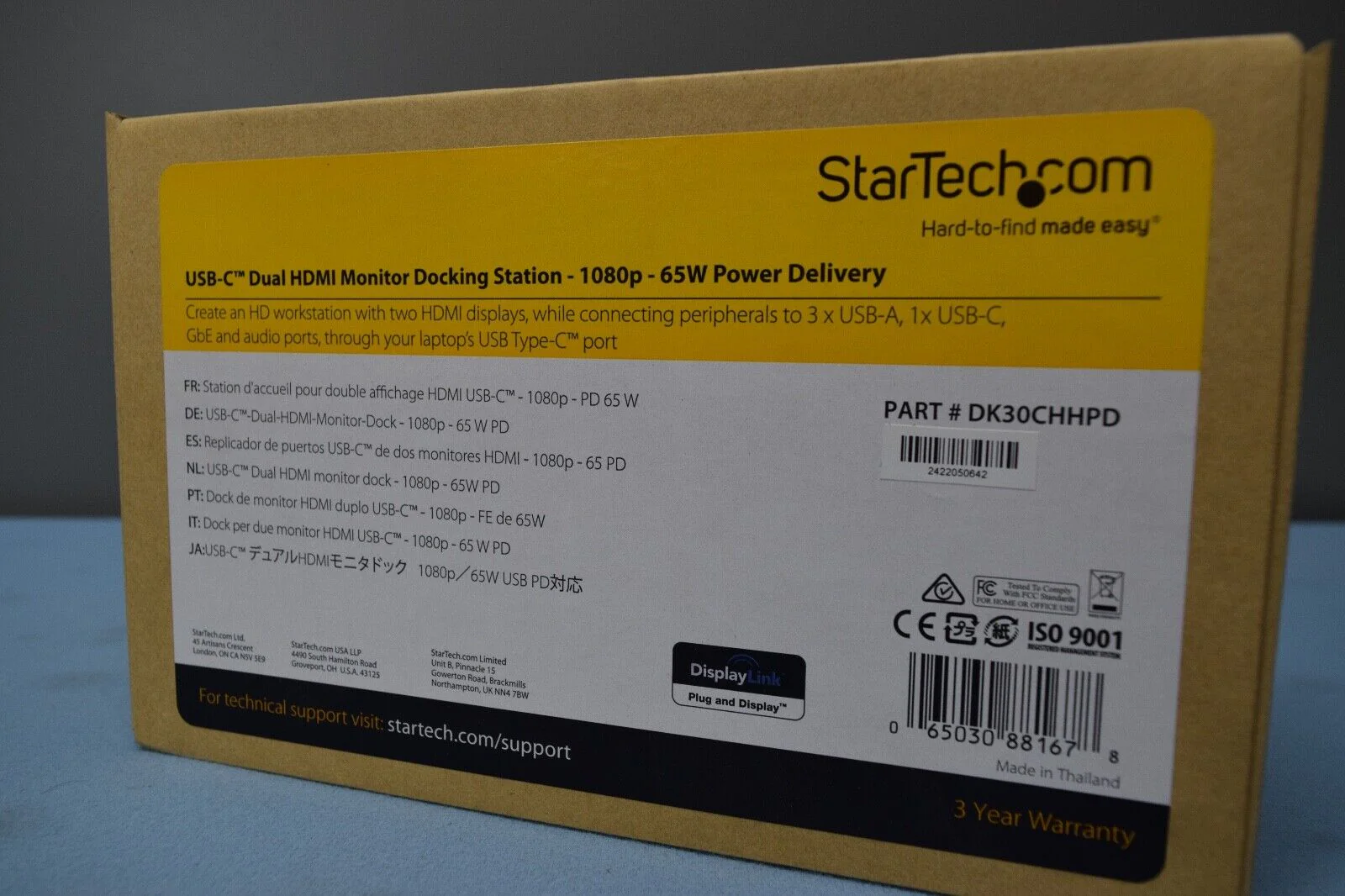 StarTech.com DK30CHHPD USB-C Dual 1080p HDMI Monitor Docking Station 65W - Image 4