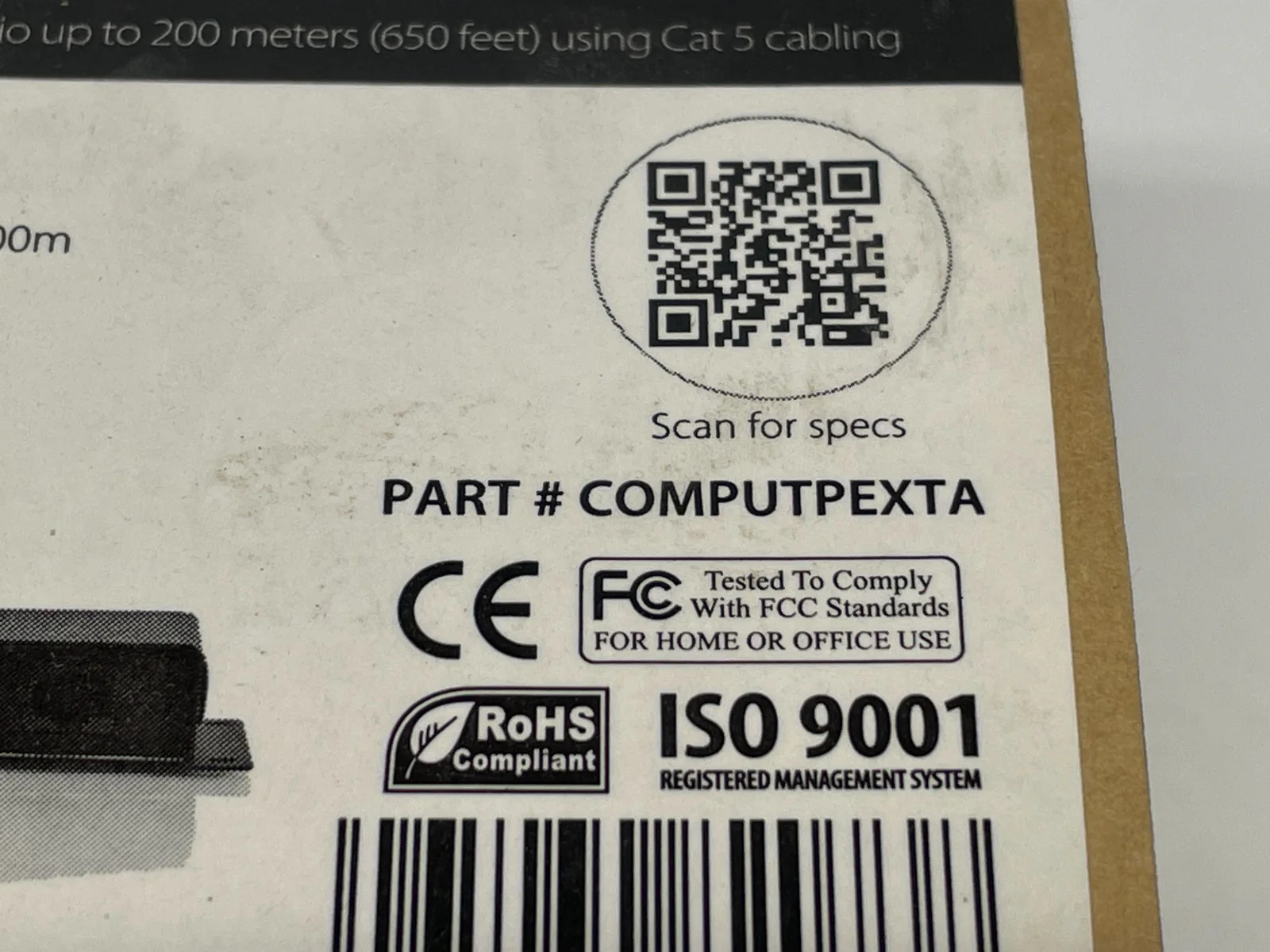 StarTech COMPUTPEXTA Composite Video Extender over Cat 5 with Audio - 650ft/200m - Image 2