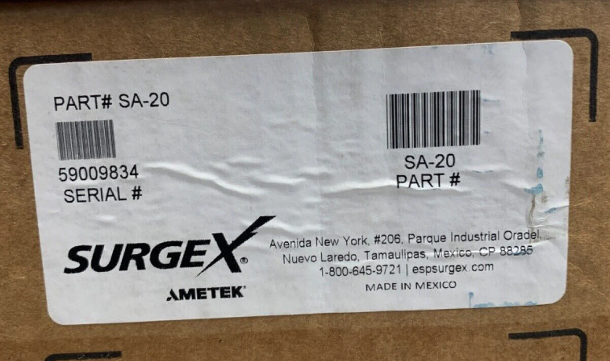 SurgeX SA-20 Surge Eliminator & Power Conditioner 20 Amps & 120 Volts - Image 3