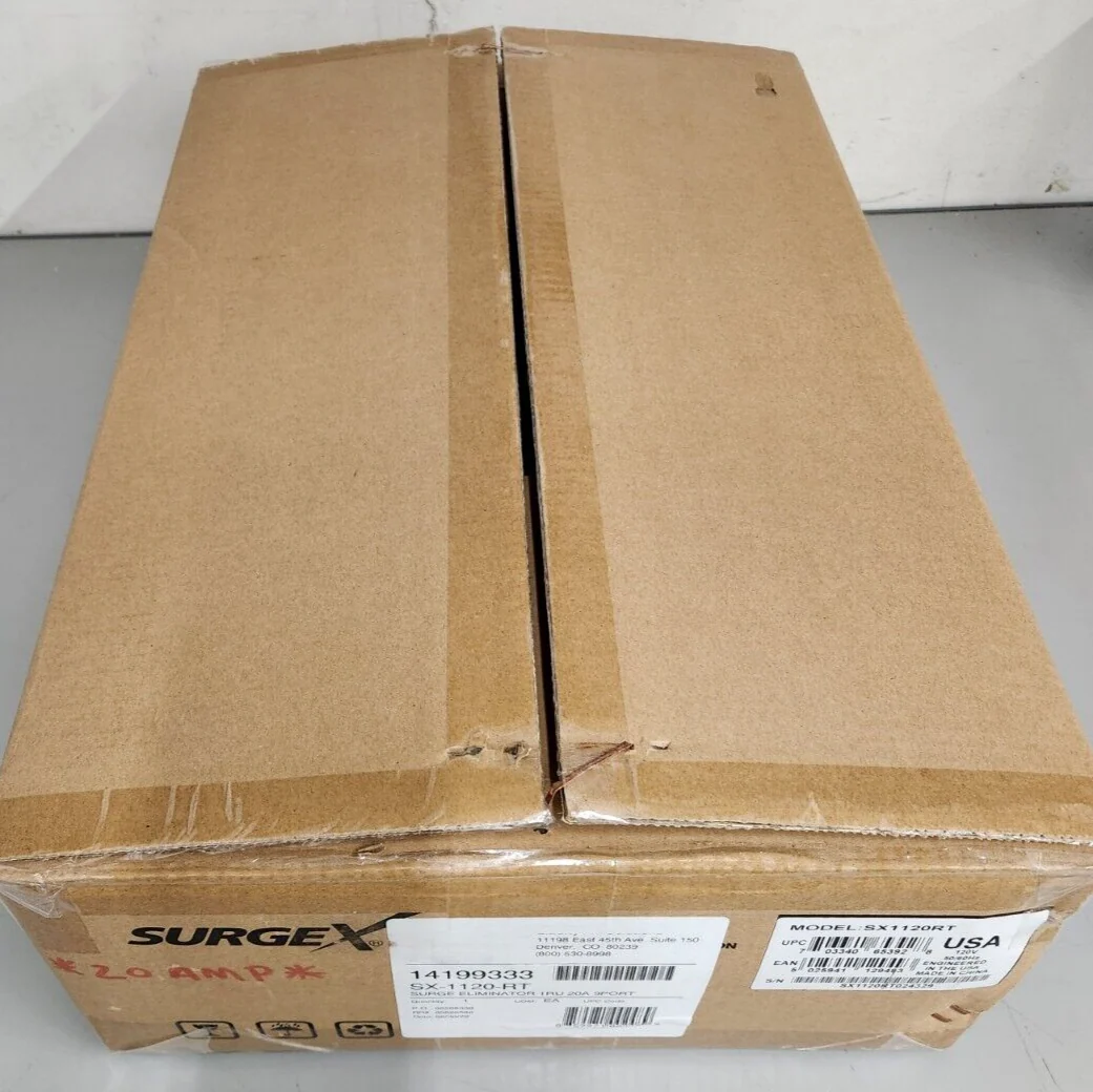 SurgeX SX-1120-RT Rack Mount Surge Eliminator 1RU 20A 9PORT NOB - Image 3