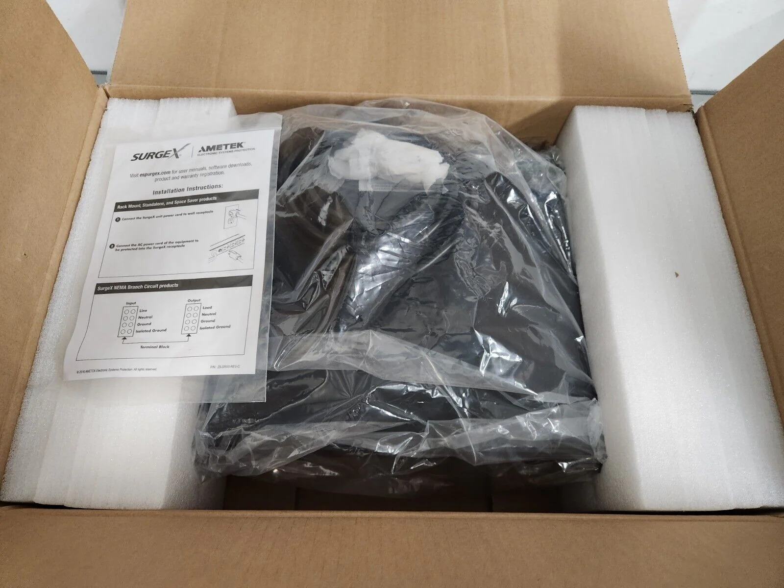 SurgeX SX-1120-RT Rack Mount Surge Eliminator 1RU 20A 9PORT NOB - Image 5