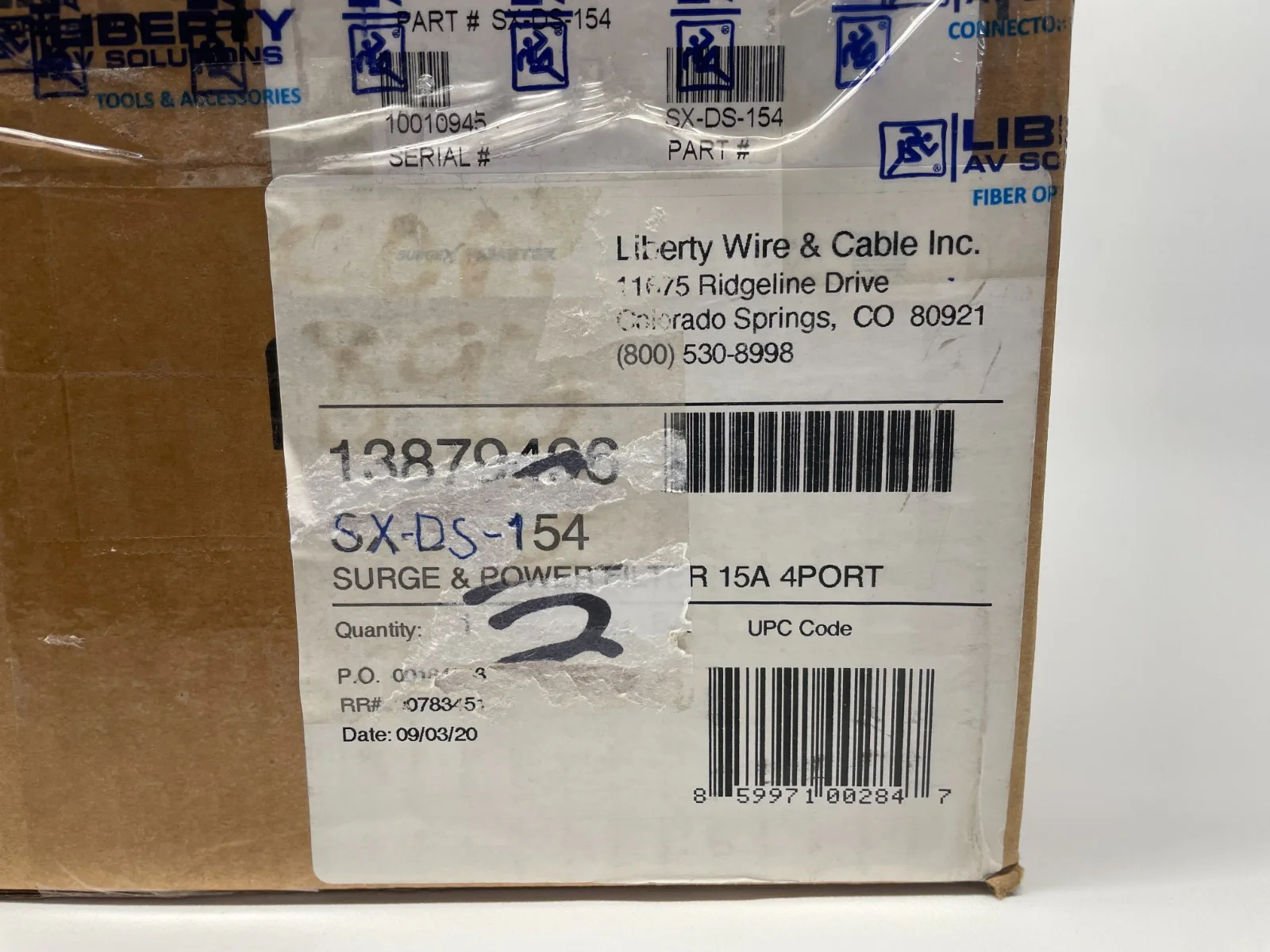 SurgeX SX-DS-154 Multipak Defender Series Surge Protector Power Conditioner - Image 2