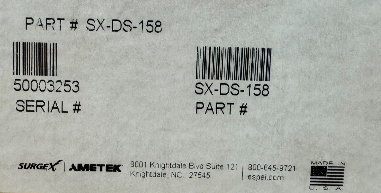 SurgeX SX-DS-158 Defender Series 8-Outlet Power Conditioner NEW in Sealed Box - Image 3