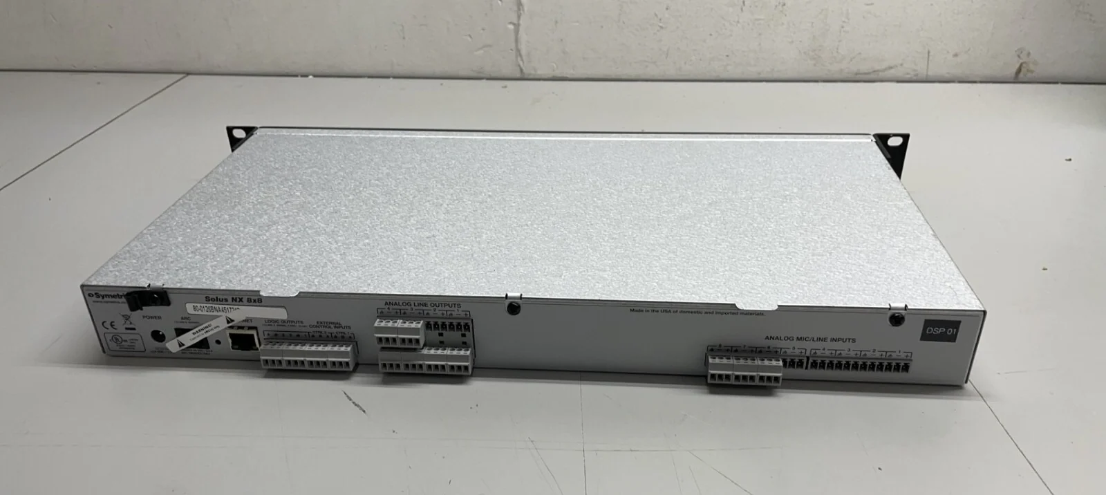 Symetrix Solus NX 8x8 Pro Audio Digital Signal Processor DSP - No Power Supply - Image 4