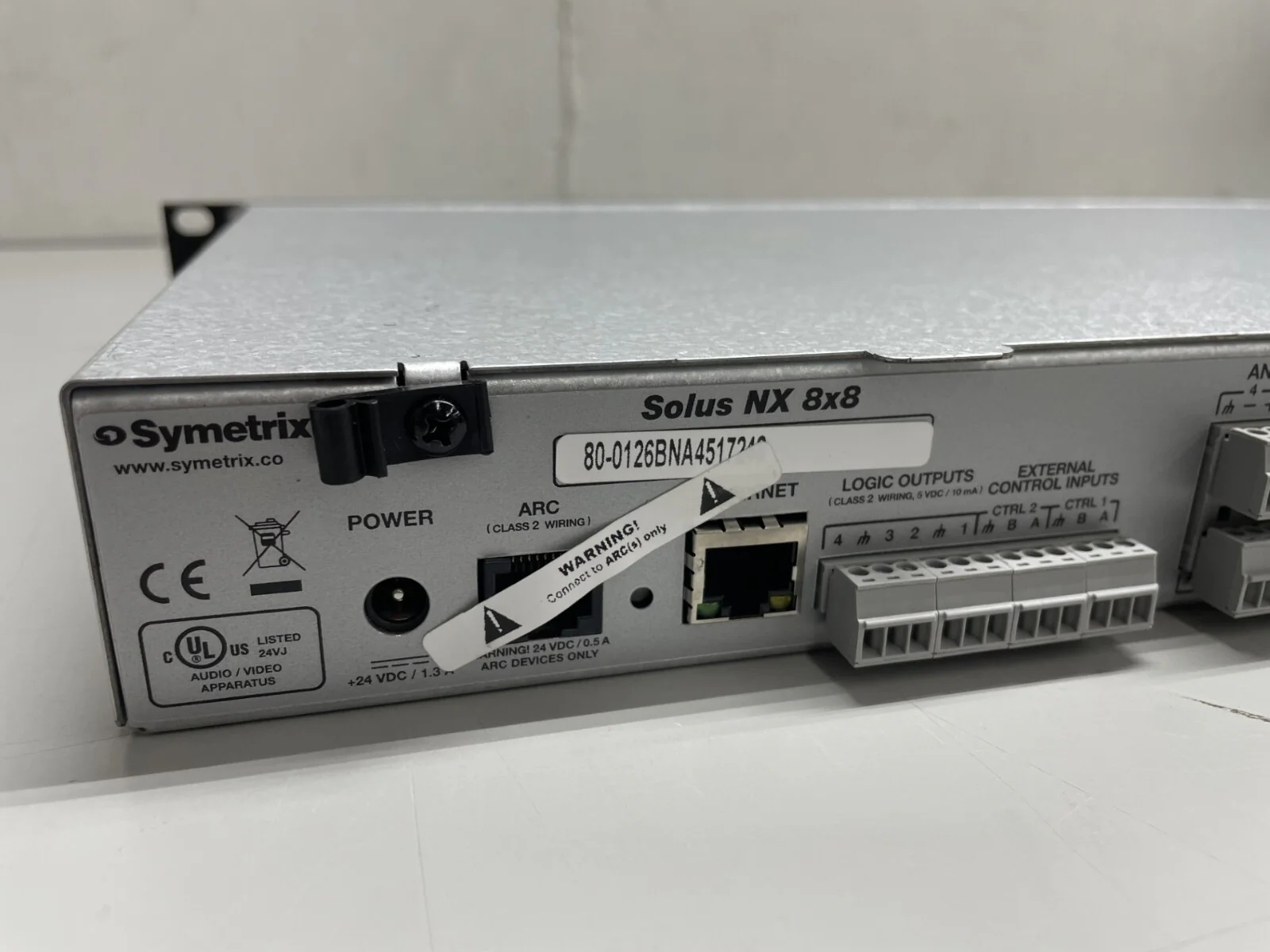Symetrix Solus NX 8x8 Pro Audio Digital Signal Processor DSP with Power Supply - Image 5