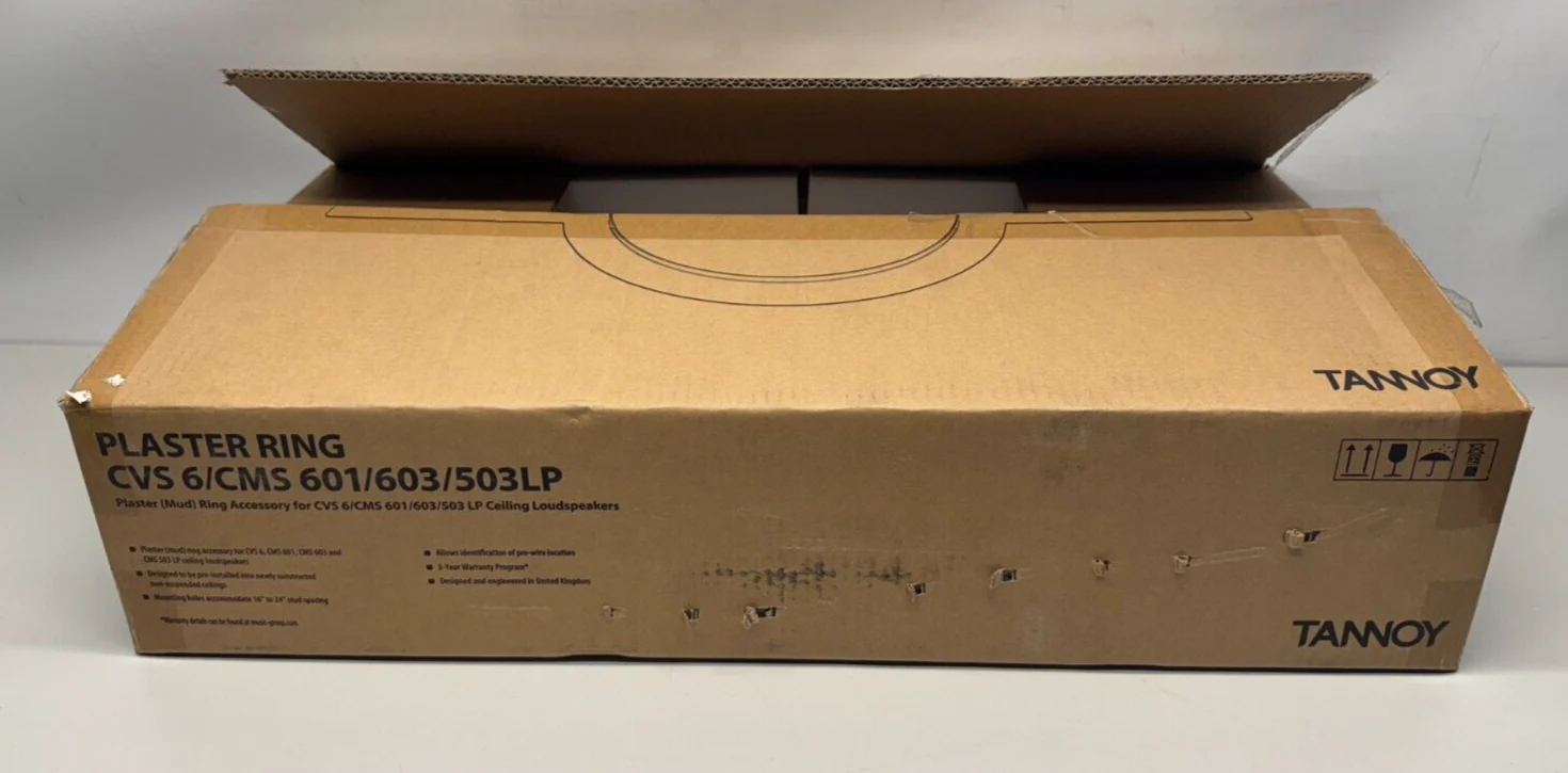 Tannoy Plaster/Mud Ring Accessory for CVS/CMS LP Ceiling Speakers (LOT OF 6) - Image 3