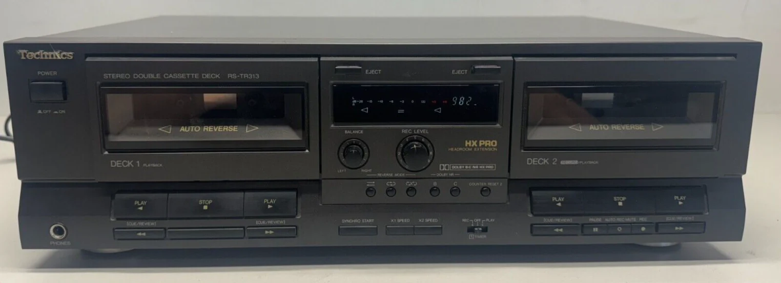 Technics RS-TR313 Double Cassette Deck Manual - Image 2
