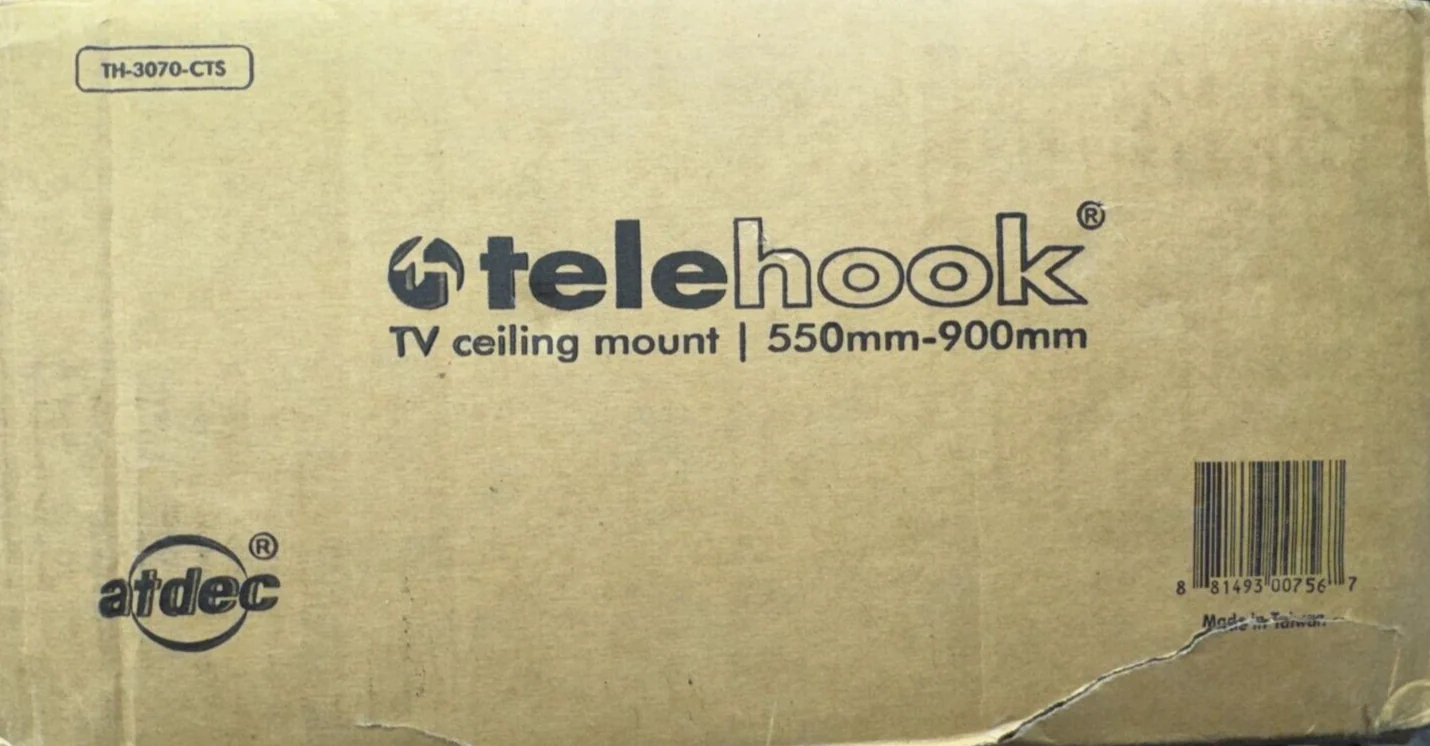 Telehook TH-3070-CTS TV ceiling mount 550mm-900mm NEW - Image 3
