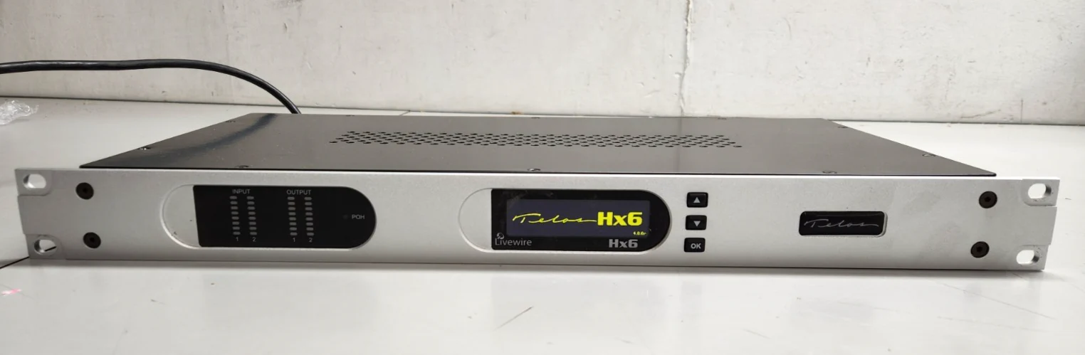 Telos Livewire Hx6 POTS Six-Line Broadcast Phone System  2001-00343-000
